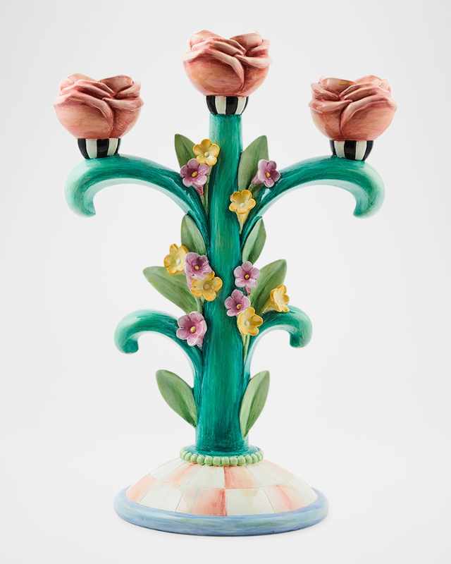 Rosy Meadow Candelabra